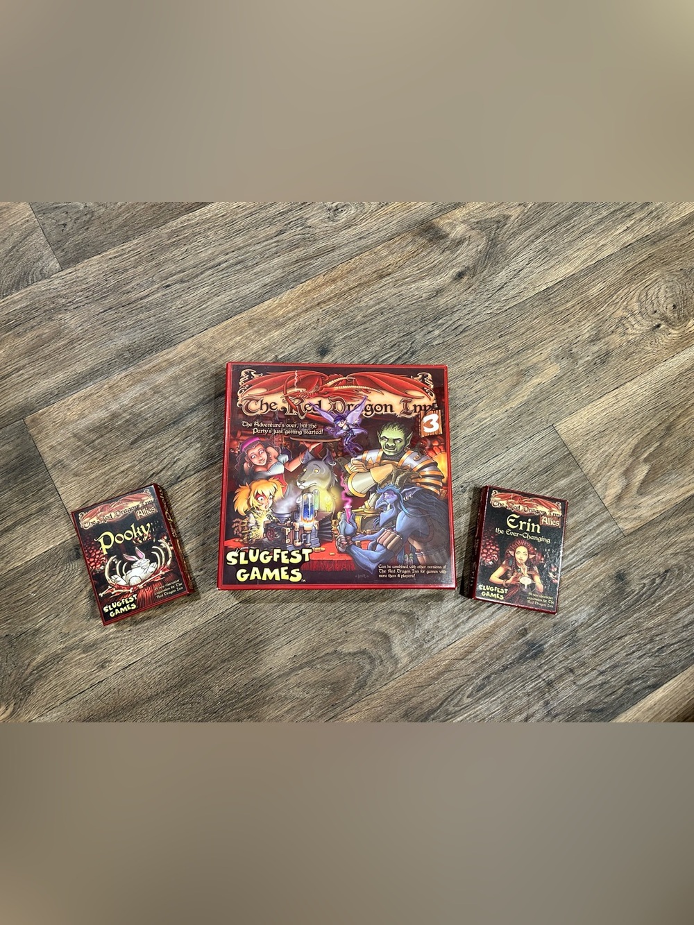 The Red Dragon Inn 3 Board Game with Pooky & Erin Expansion Sets.